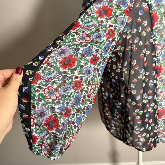 Nanette Lepore In The Moment floral blouse - Picture 7 of 9